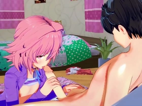 Fate grand order yaoi - gudao x astolfo blowjob - sissy japanese asian manga anime game porn gay