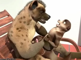 Hyänen fickt otter furry/yiff
