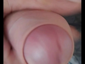 Sitting on a bench in public slapping my balls until i couldn't take it any more then i jerked off and shot cum on my dick