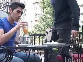 Cafe date leads to kitchen gay smut